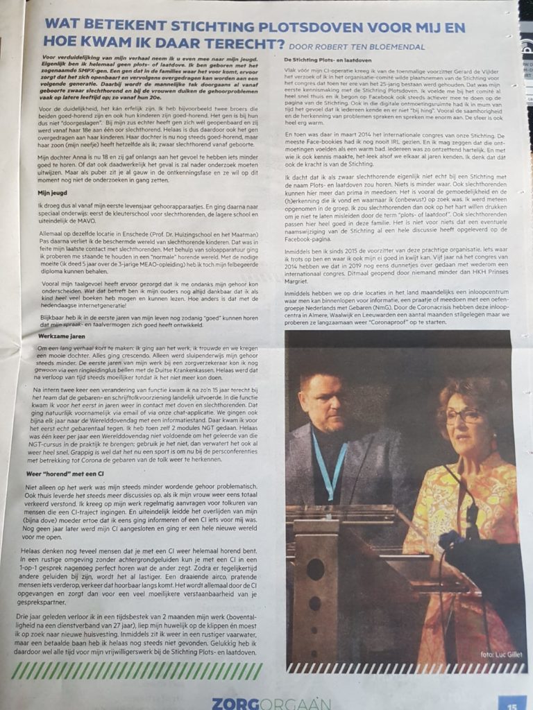 Nieuws bericht van ZorgOrgaan